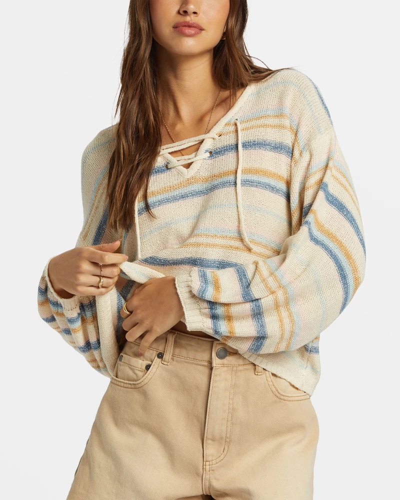 Billabong So Sweet Pullover Sweater - Dusk Blue