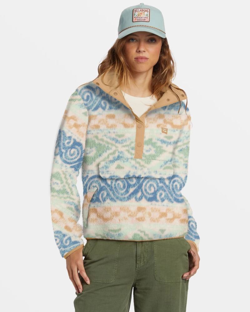 Bulu Leher Tiruan Billabong Switchback - Kabut Biru