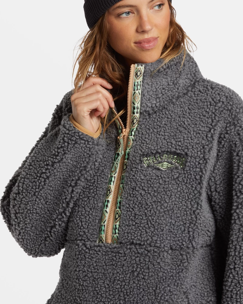 Billabong Horizon Half-Zip Fleece - Charcoal