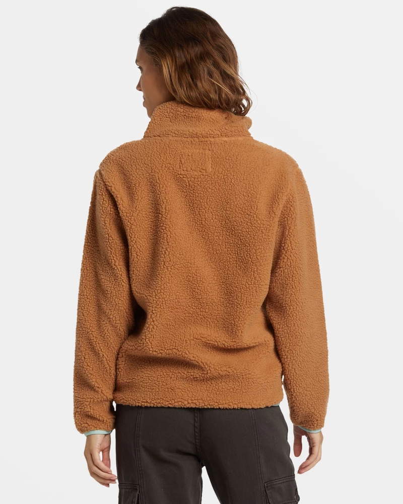 Billabong Horizon Half-Zip Fleece - Sandalwood