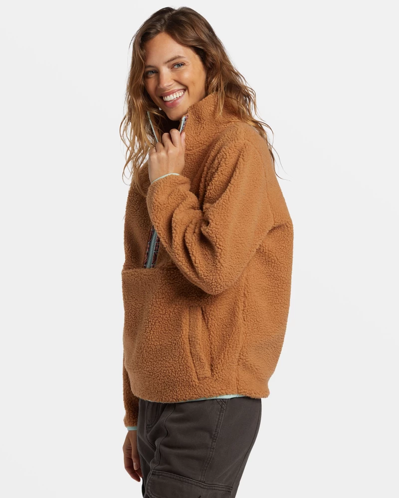 Billabong Horizon Half-Zip Fleece - Sandalwood