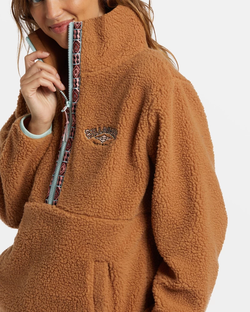 Billabong Horizon Half-Zip Fleece - Sandalwood