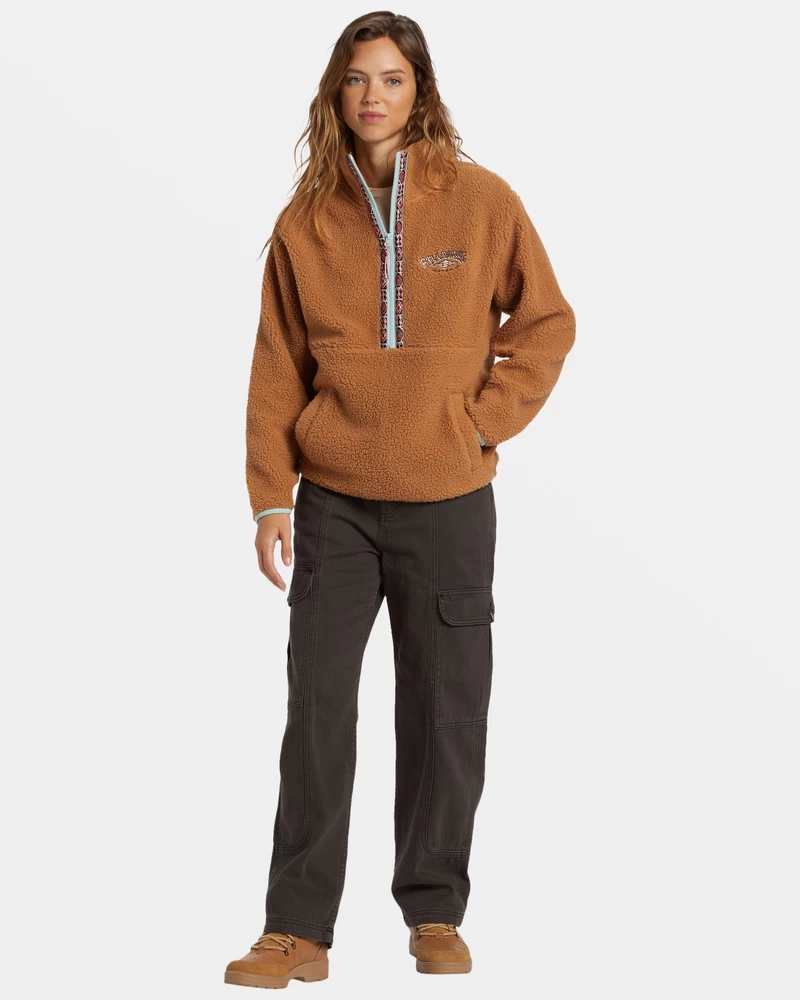 Billabong Horizon Half-Zip Fleece - Sandalwood