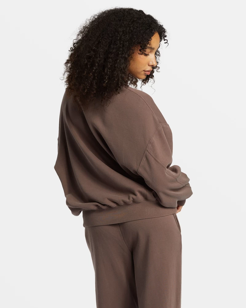 Billabong Palmin Kendal Crewneck Sweatshirt - Kona