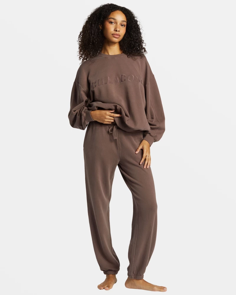 Billabong Palmin Kendal Crewneck Sweatshirt - Kona