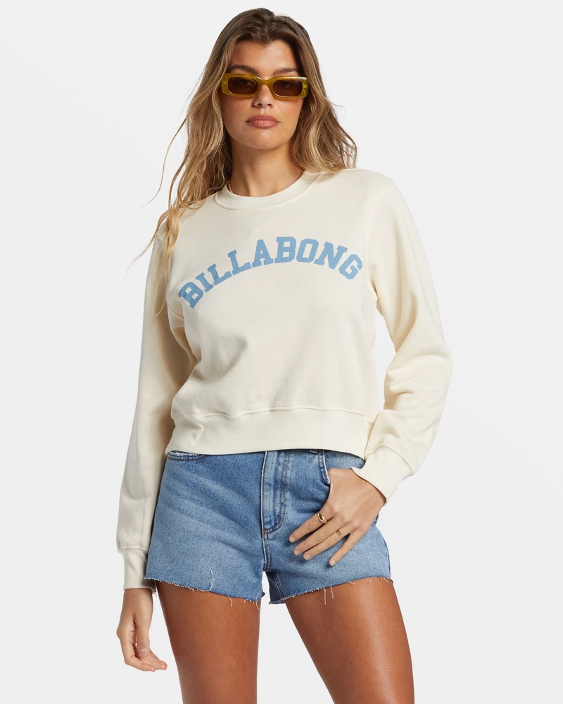 Billabong Fra Paradise Pullover Sweatshirt - Hvid Kasket