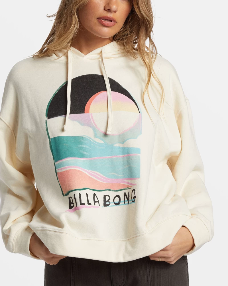Billabong Keep It Up Pullover Hoodie - White Cap