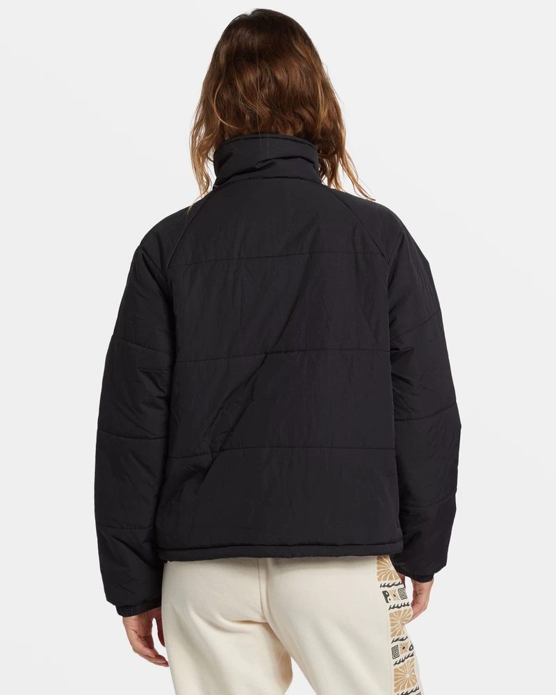 Jachetă Puffer Billabong High Route - Neagră