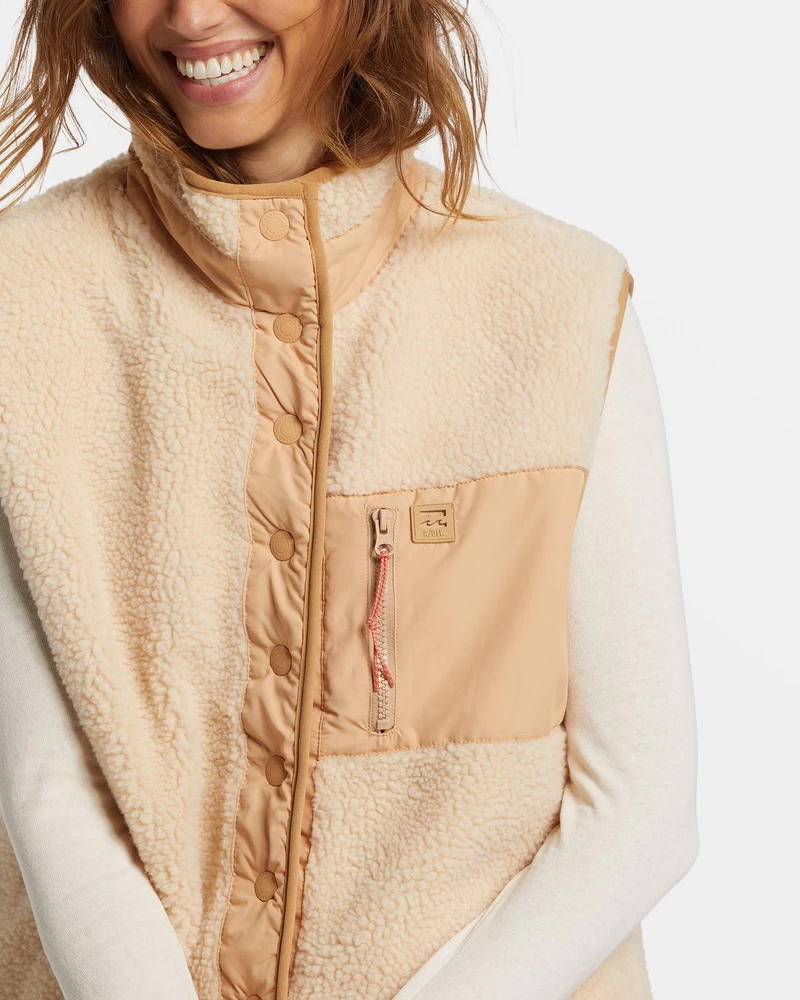 Billabong Sherpa Yeleği - Yulaf