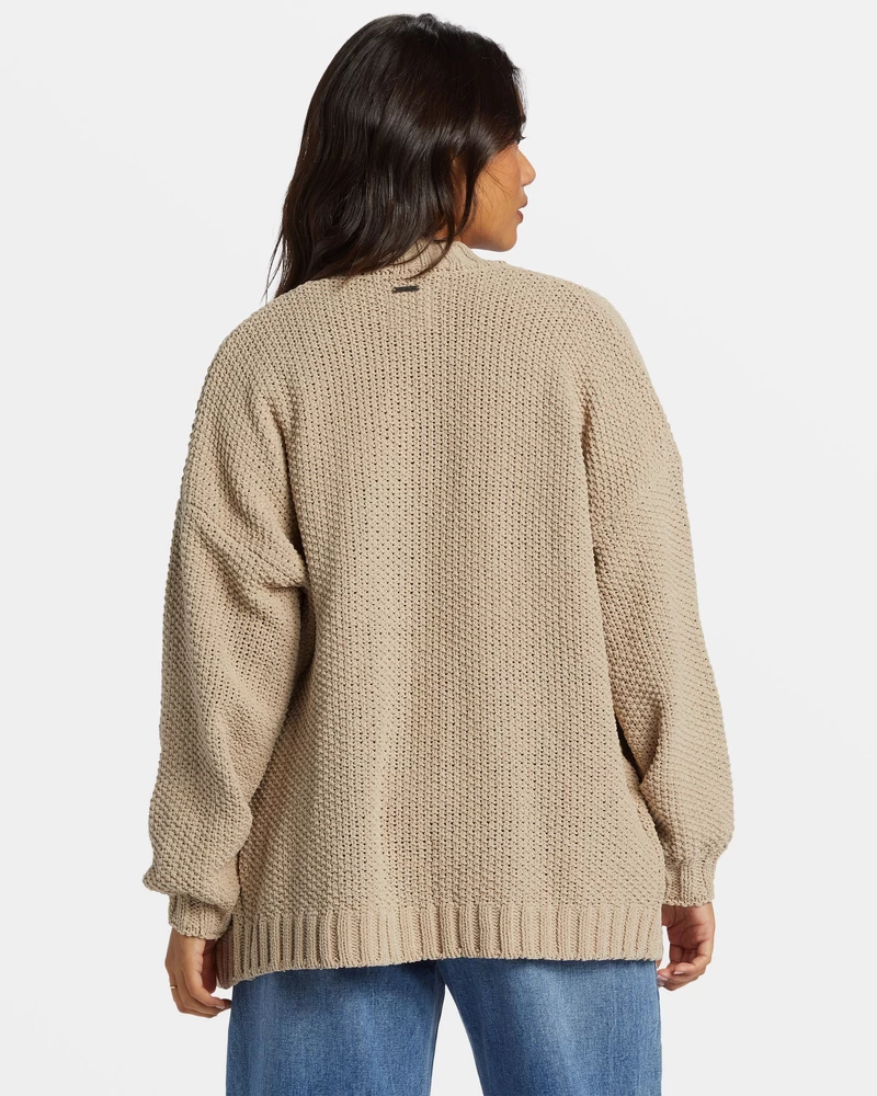Billabong Sea Side Cardigan - Cobblestone