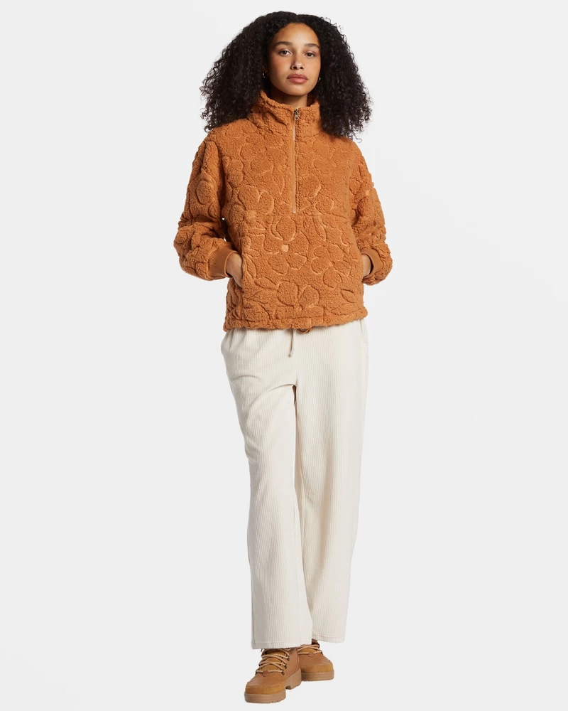 Billabong Time Off Pool Lukuga Fliisist Pullover - Sandlipuu