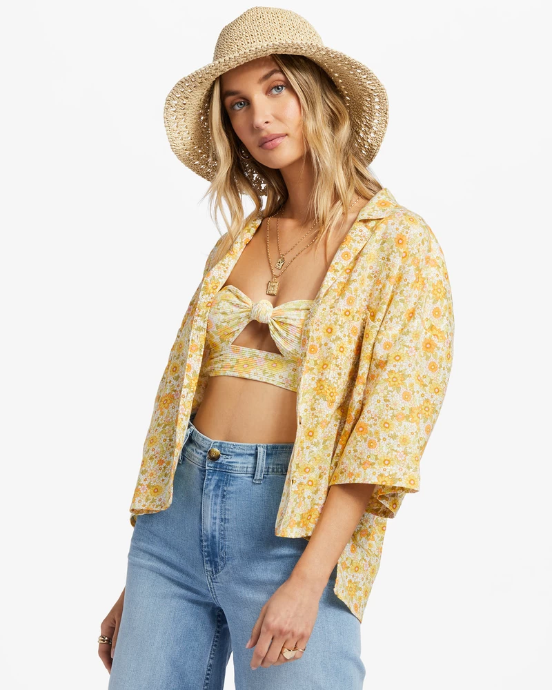 Billabong All Good Button-Down Top - Multi 1