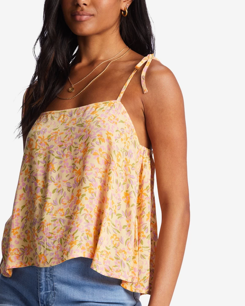 Billabong Love The Sun Cami Top - Peach Punch