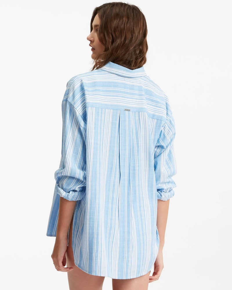 Billabong In The Tide Button-Down Shirt - Blue Skies