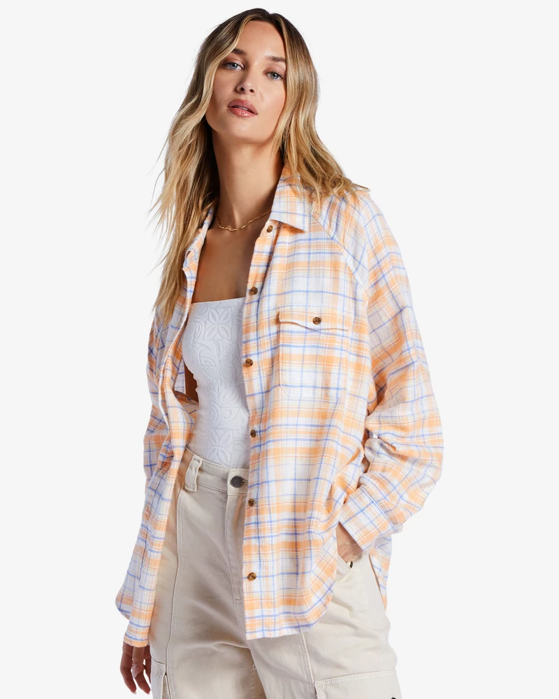 Billabong Best Time Long Sleeve Shirt - Salt Crystal