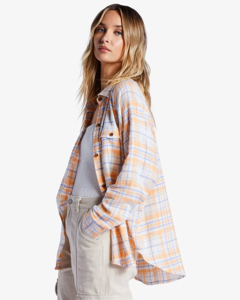 Billabong Best Time Long Sleeve Shirt - Salt Crystal