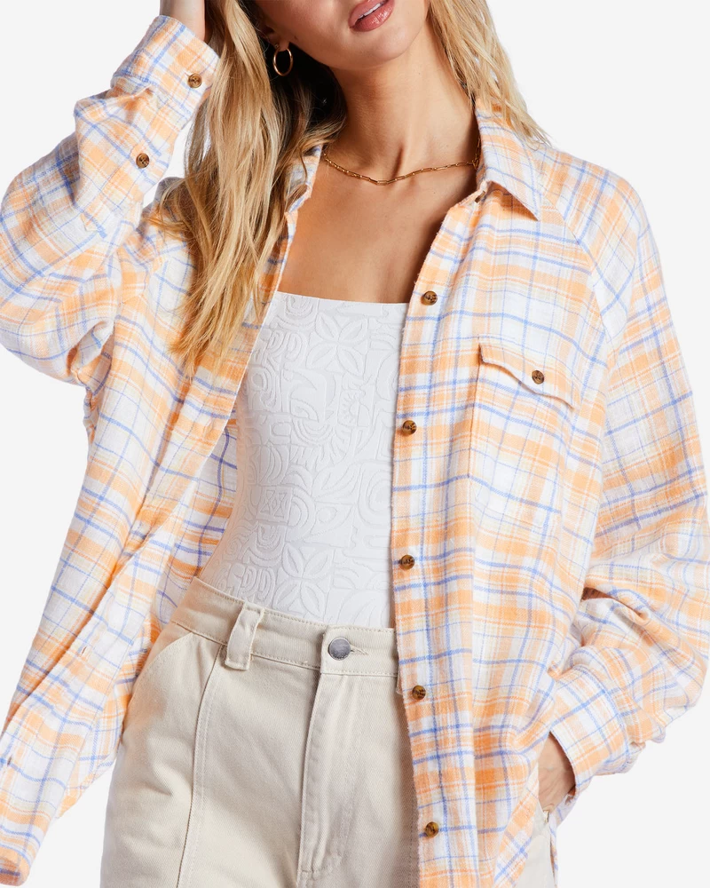 Billabong Best Time Long Sleeve Shirt - Salt Crystal