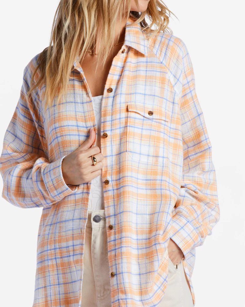 Billabong Best Time Long Sleeve Shirt - Salt Crystal