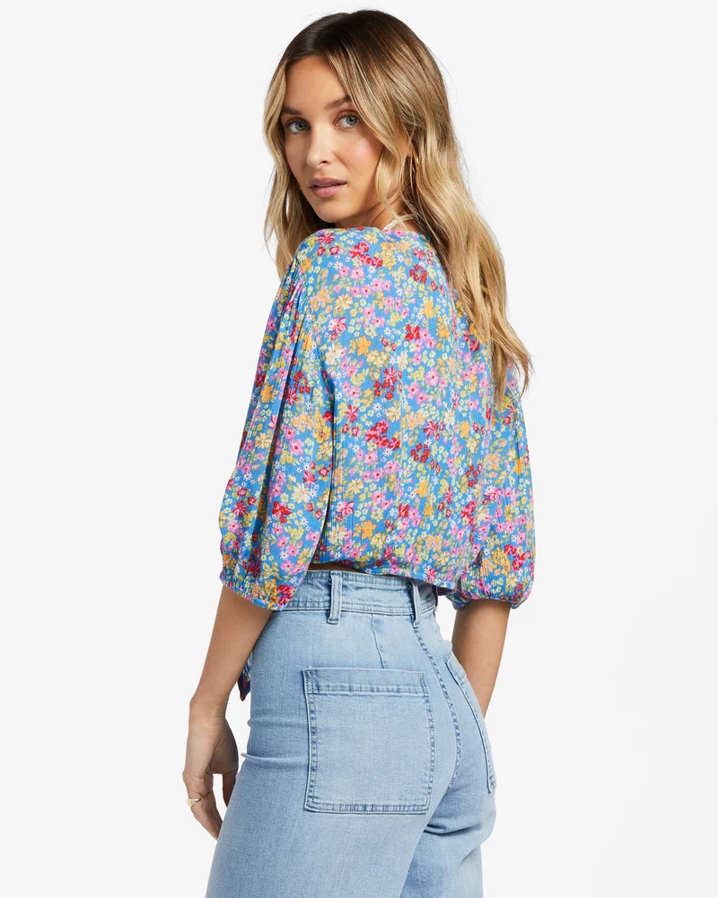 Billabong Top Con Lazo En La Parte Delantera Como Quieras - Seaside