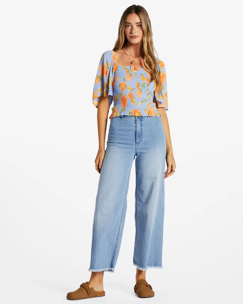 Billabong Golden Daze Crop Top - Outta The Blue