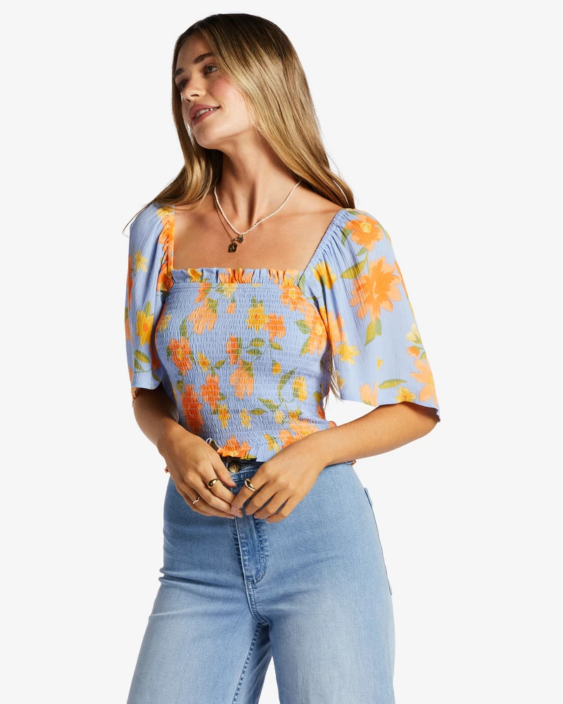 Billabong Golden Daze Crop Top - Outta The Blue