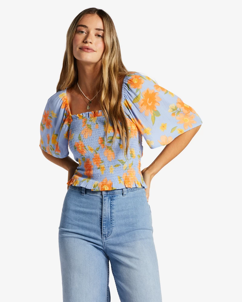укороченный топ Billabong Golden Daze - Outta The Blue
