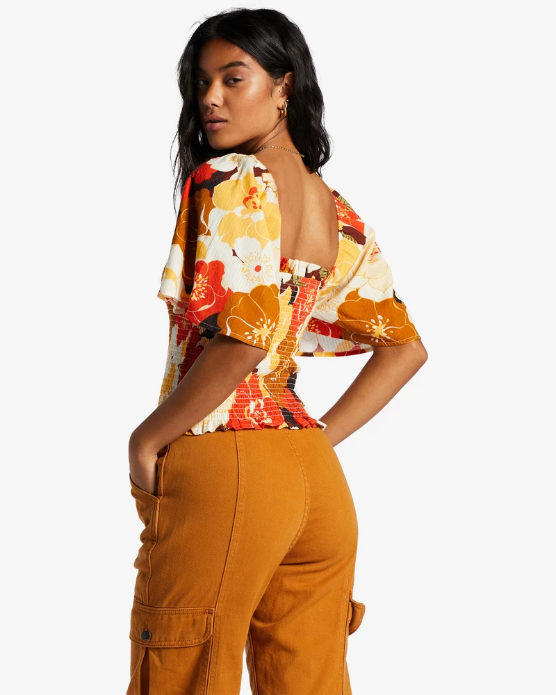 Billabong Golden Daze Crop Top - Multi