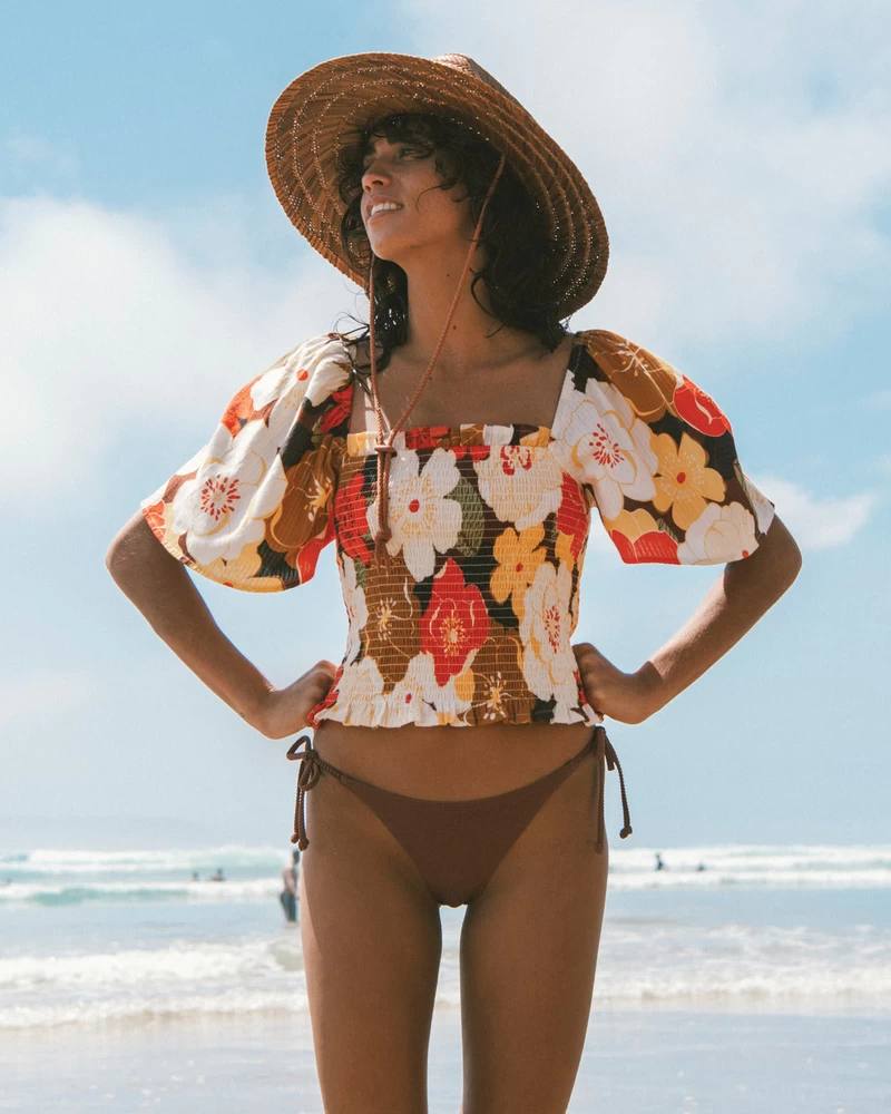 укороченный топ Billabong Golden Daze - мульти