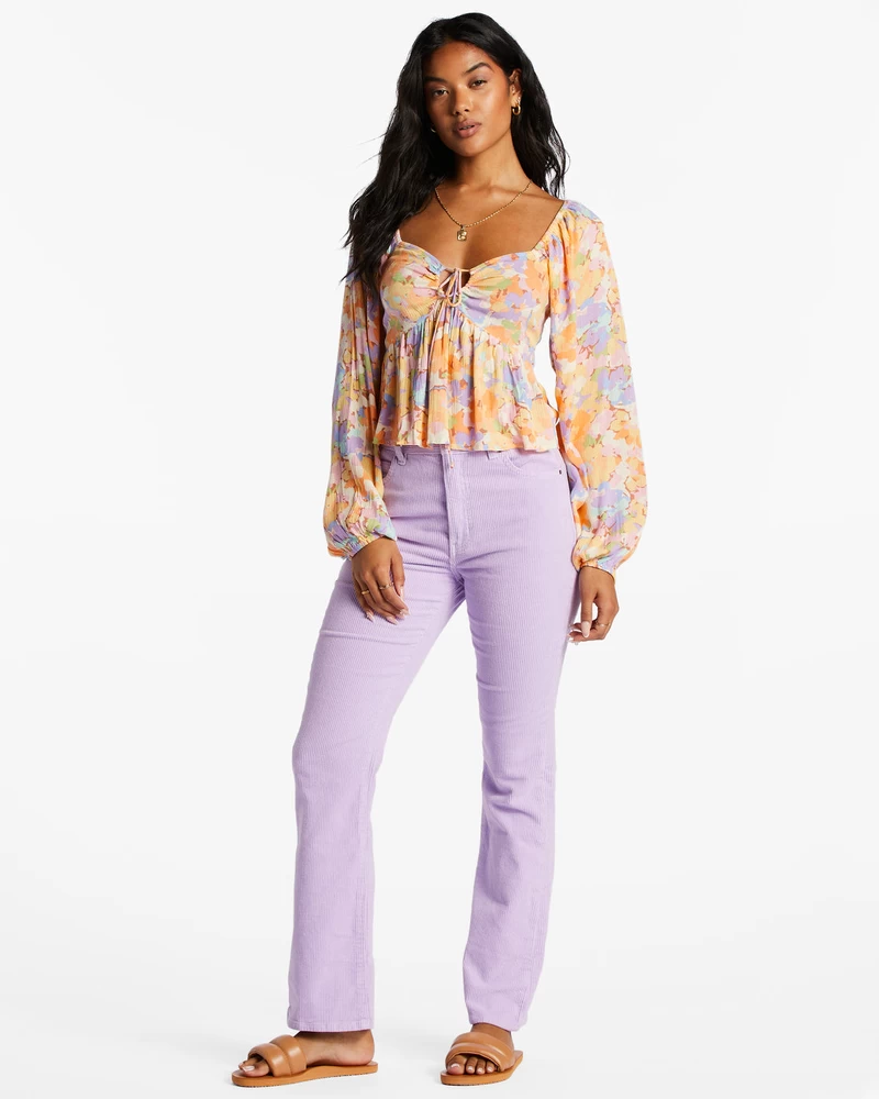 Billabong Your Fav Crop Top - White Multi