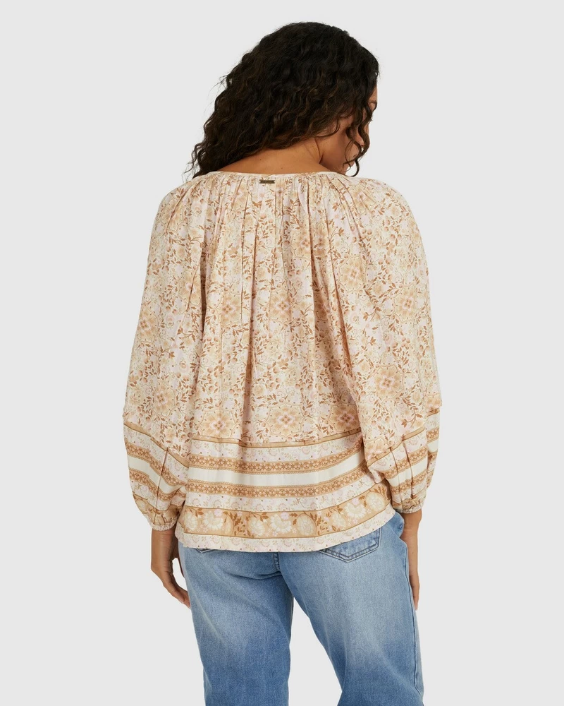 Billabong Seeker Top Long Sleeve T-Shirt - Beige