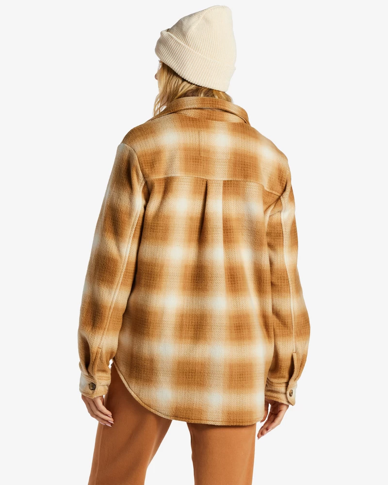 Billabong A/Div Forge Fleece Flannel Shacket - Caramel