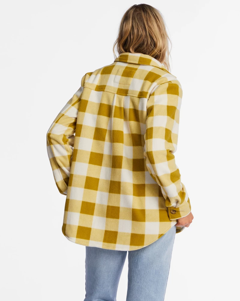 Billabong A/Div Forge Fleece Flannel Shacket - Fresh Moss