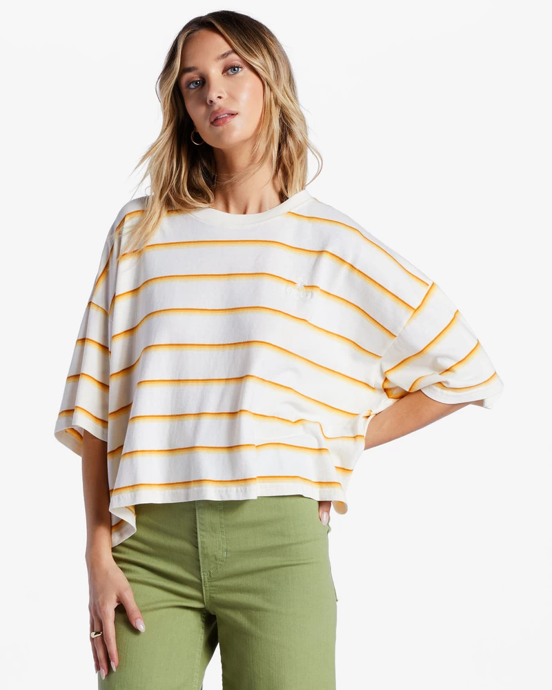 Billabong Feeling Free Boxy T-Shirt - Salt Crystal 1