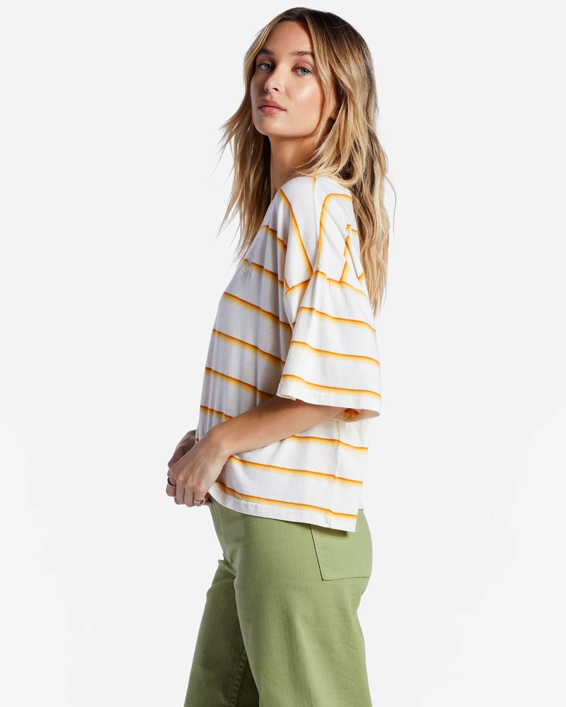 Billabong Feeling Free Boxy T-Shirt - Salt Crystal 1