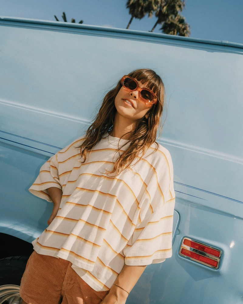 Billabong Feeling Free Boxy T-Shirt - Salt Crystal 1
