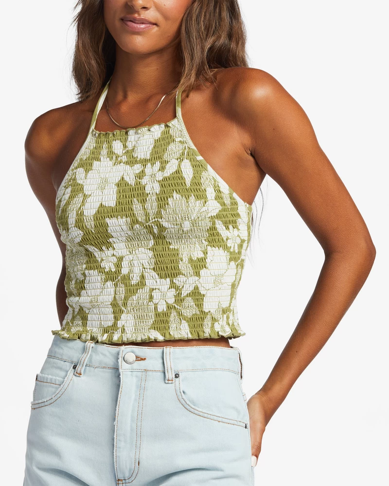 Billabong Feels Like Summer Tank Top - Seaweed