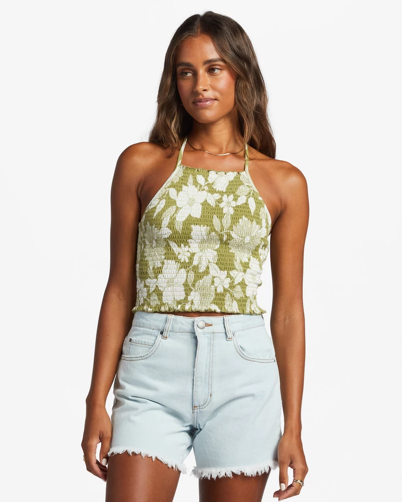 Billabong Feels Like Summer Tank Top - Seaweed