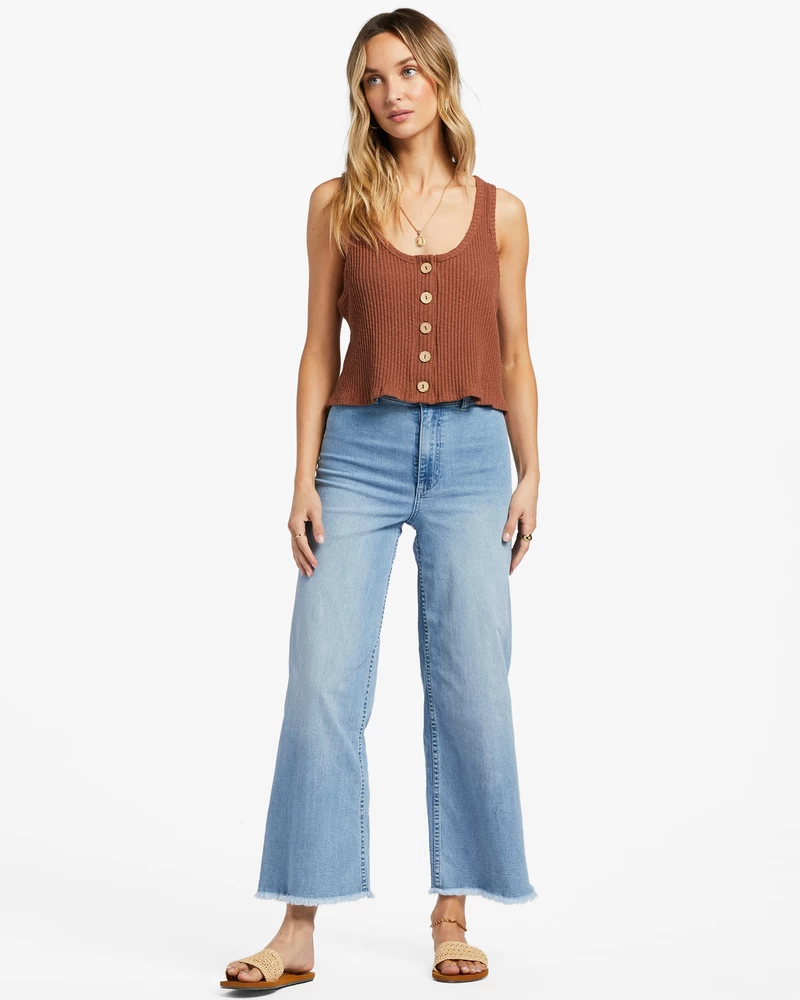 Billabong Blijf Doorgaan Tanktop - Geroosterde Kokosnoot