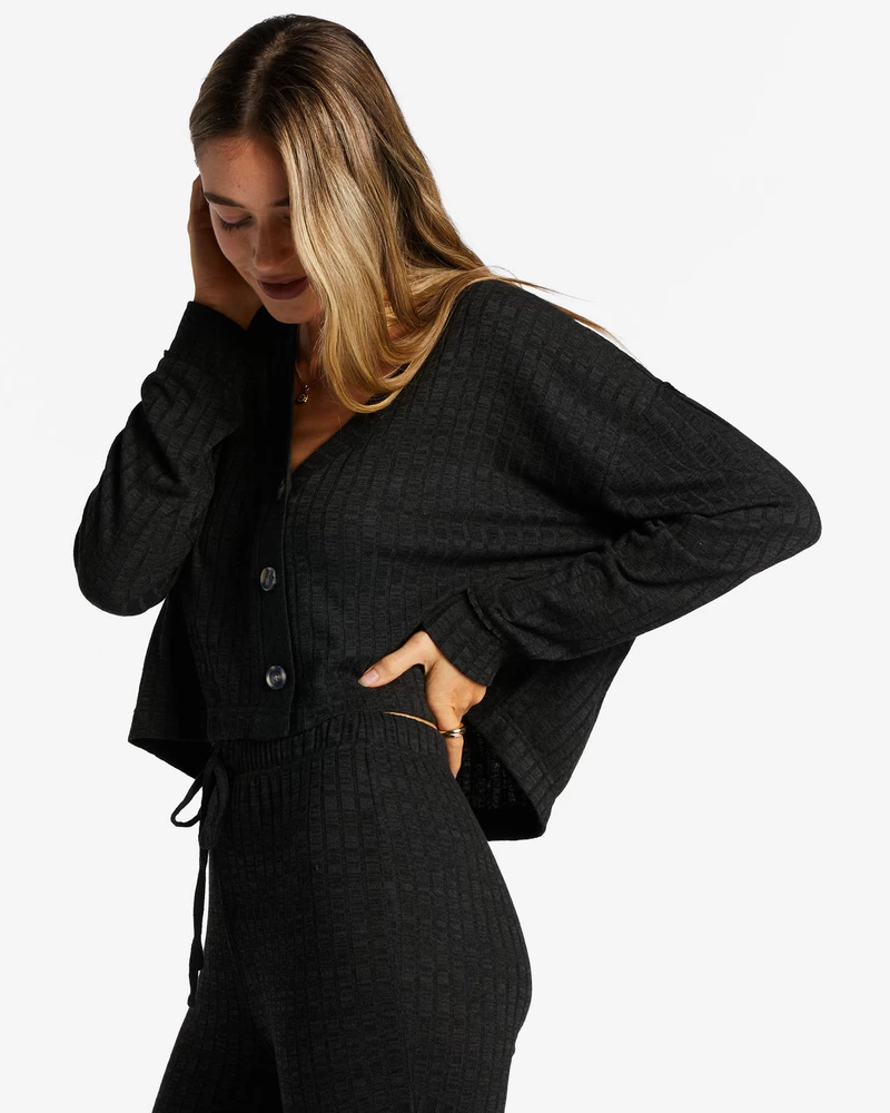 Billabong Keep On Cardigan - Black Sands