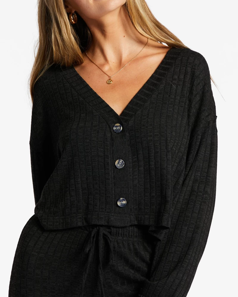 Billabong Keep On Cardigan - Black Sands