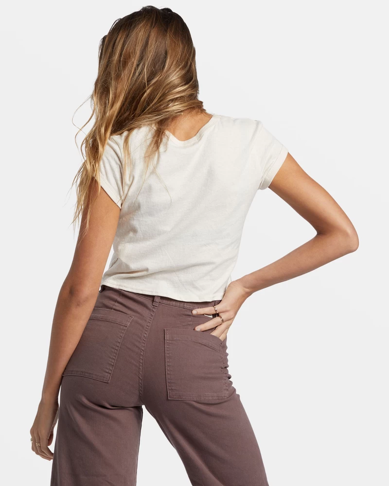 Camiseta Diária Billabong Em Malha - Whitecap