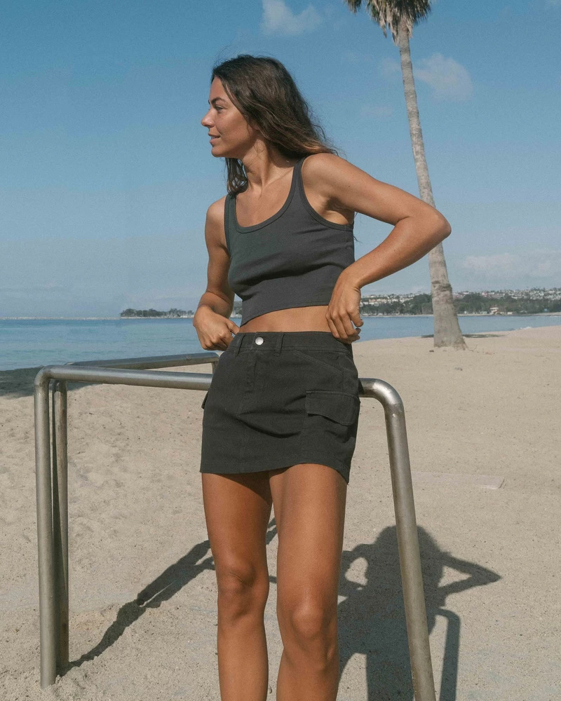 Billabong Sun Goddess Tank Knit - Black Sands