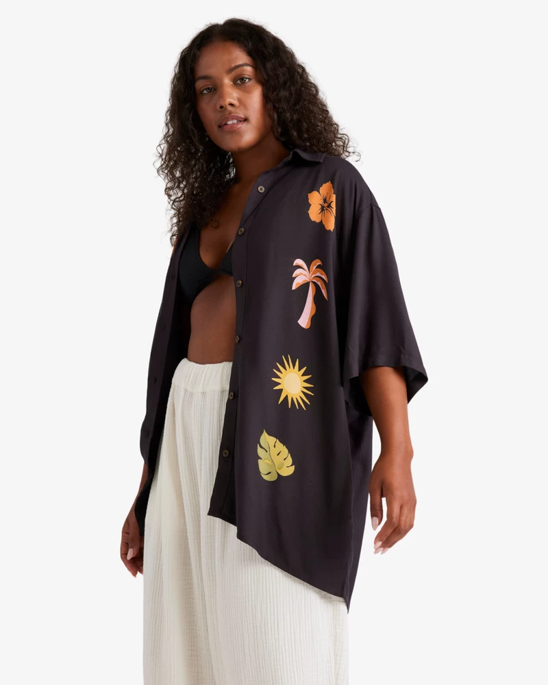 Billabong On Vacation Woven Shirt - Black Sands