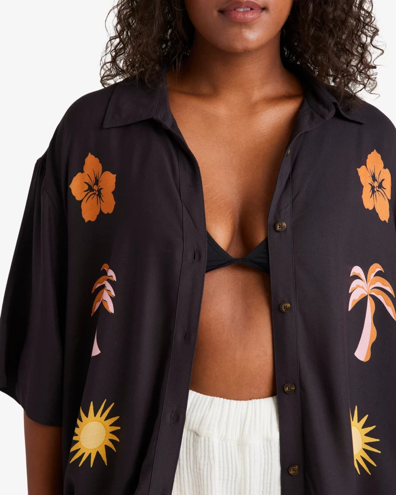 Billabong On Vacation Woven Shirt - Black Sands