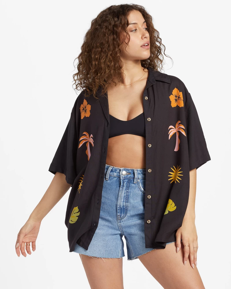 Billabong On Vacation Woven Shirt - Black Sands