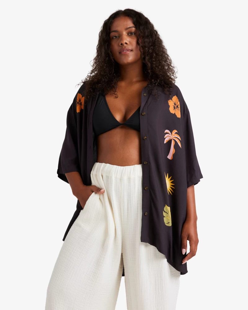 Billabong On Vacation Woven Shirt - Black Sands