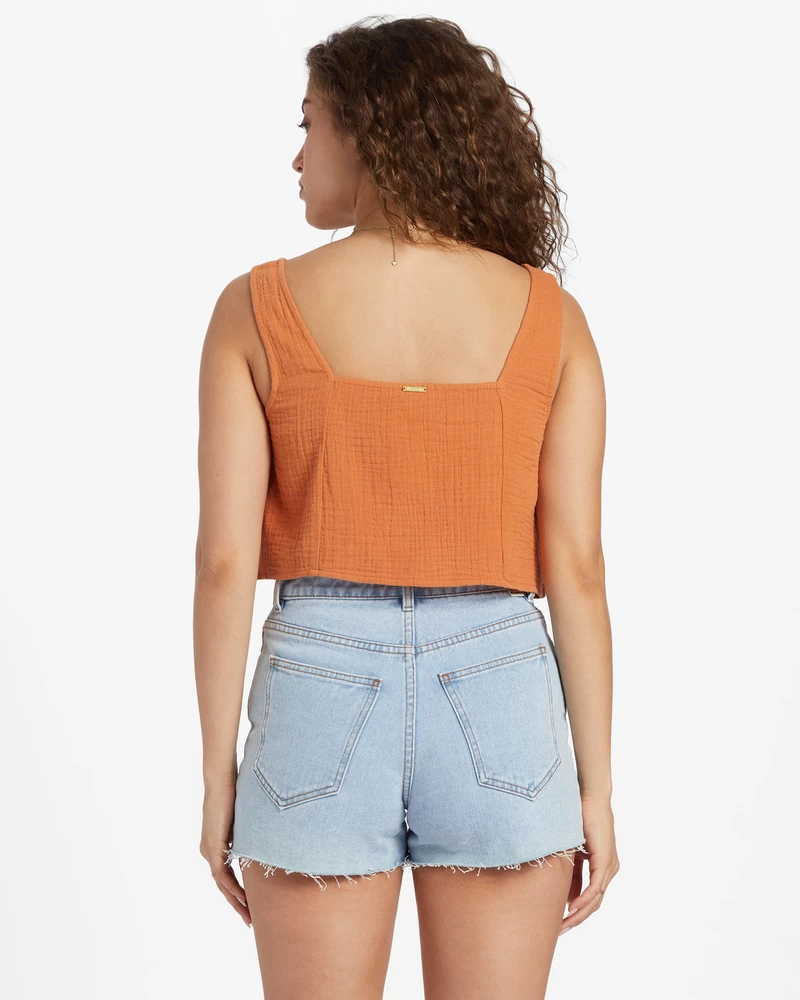 Billabong Open Skies Viršutiniai Austi Marškiniai – Irisas