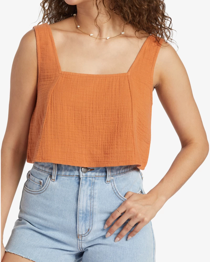 Billabong Open Skies Viršutiniai Austi Marškiniai – Irisas