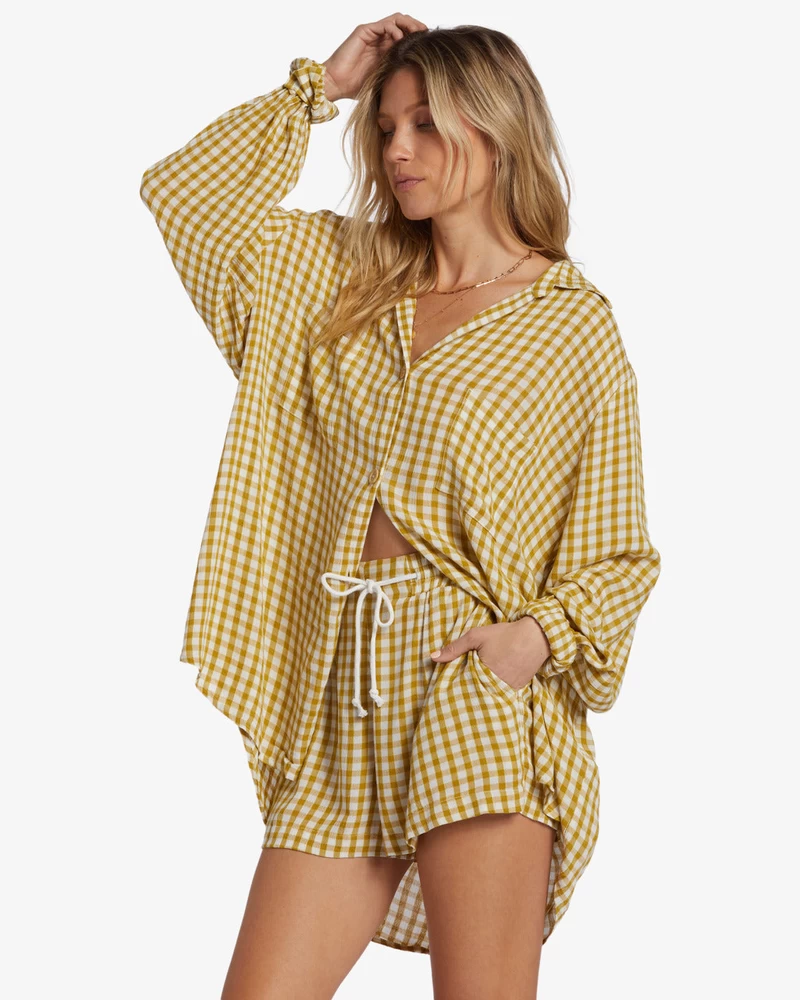 Billabong Swell Shirt Woven Shirt - Green Envy