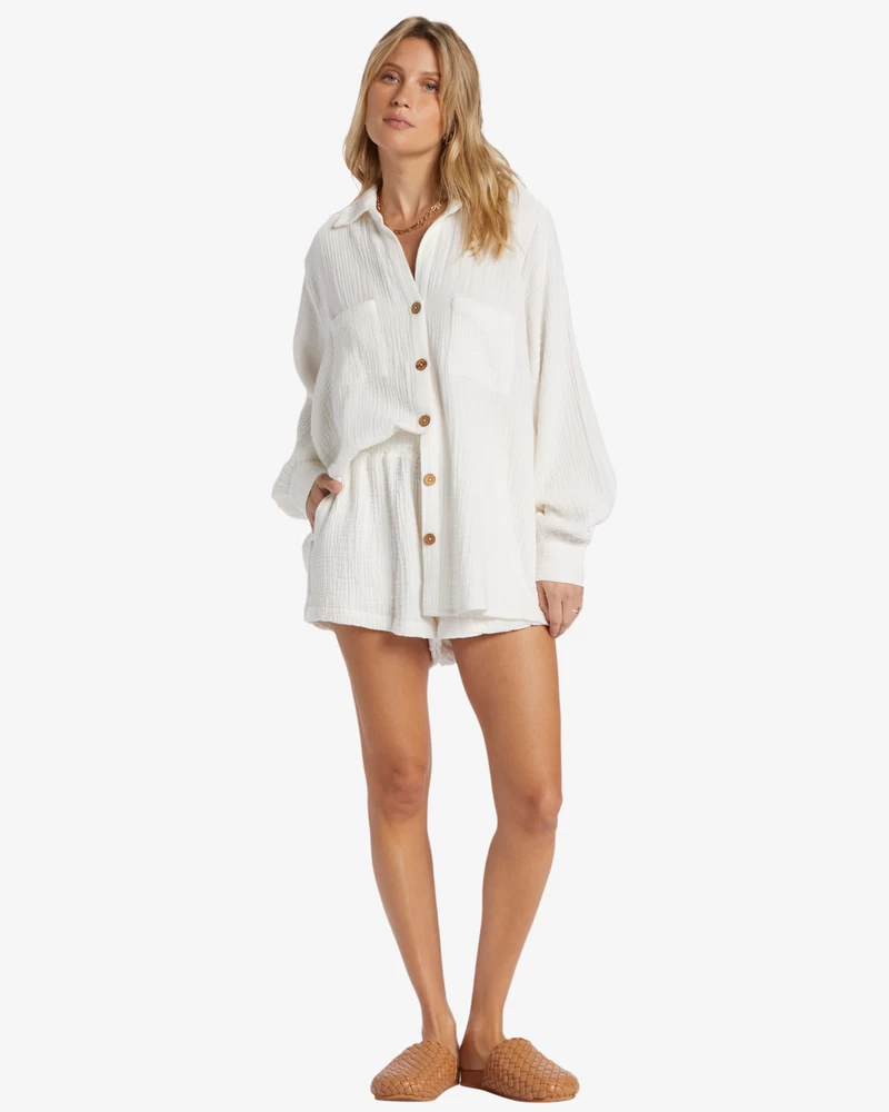 Billabong Swell Shirt Woven Shirt - Salt Crystal